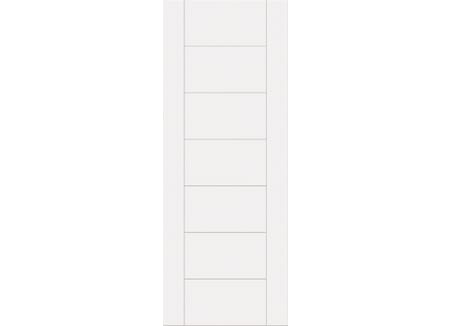 Modern 7 Panel White - Prefinished Internal Door Set