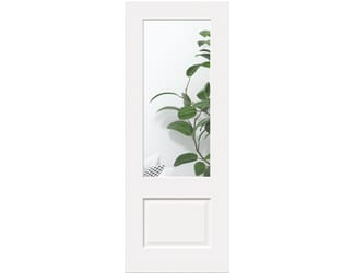 Grange Clear Glazed White - Prefinished Internal Door Set
