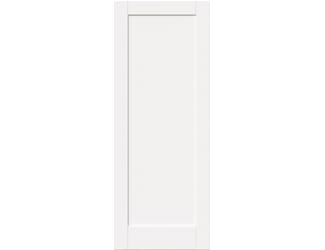 Shaker 1 Panel White Internal Door Set