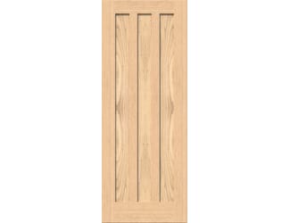 Aston 3 Panel Oak Internal Door Set