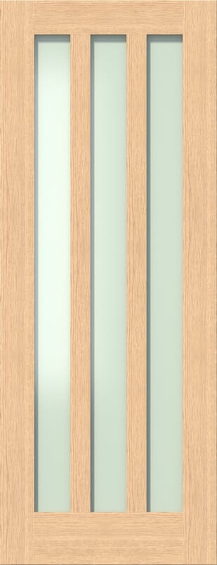 Aston Frosted Glass Oak Internal Door Set