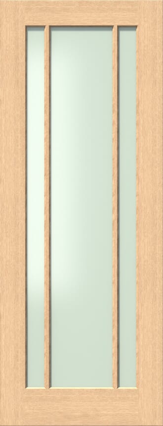 Lincoln Frosted Glass Oak Internal Door Set