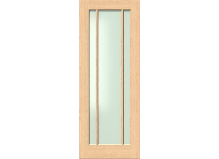 Lincoln Frosted Glass Oak Internal Door Set