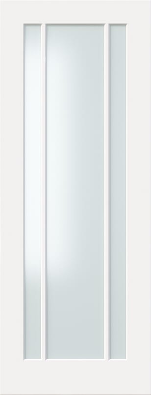 Lincoln Frosted Glass White Internal Door Set