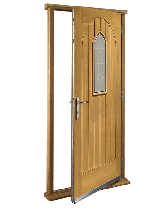 Westminster Decorative Double Glazed - Prefinished Oak External Door Set