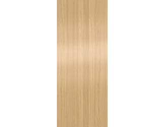 Flush Oak Solid Core - Prefinished Internal Door Set