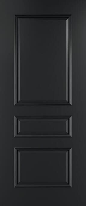 Windsor Black Prefinished Internal Door Set