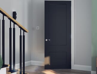 Sandringham Black Prefinished Internal Door Set