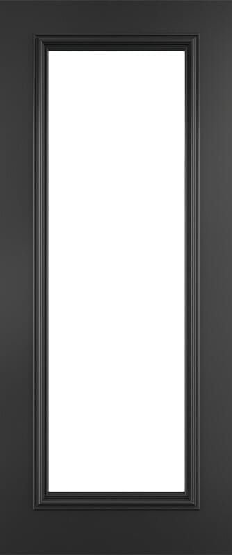 Blenheim Black Glazed Prefinished Internal Door Set