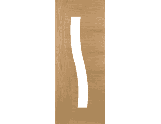 Cadiz Oak Glazed Prefinished Internal Door Set