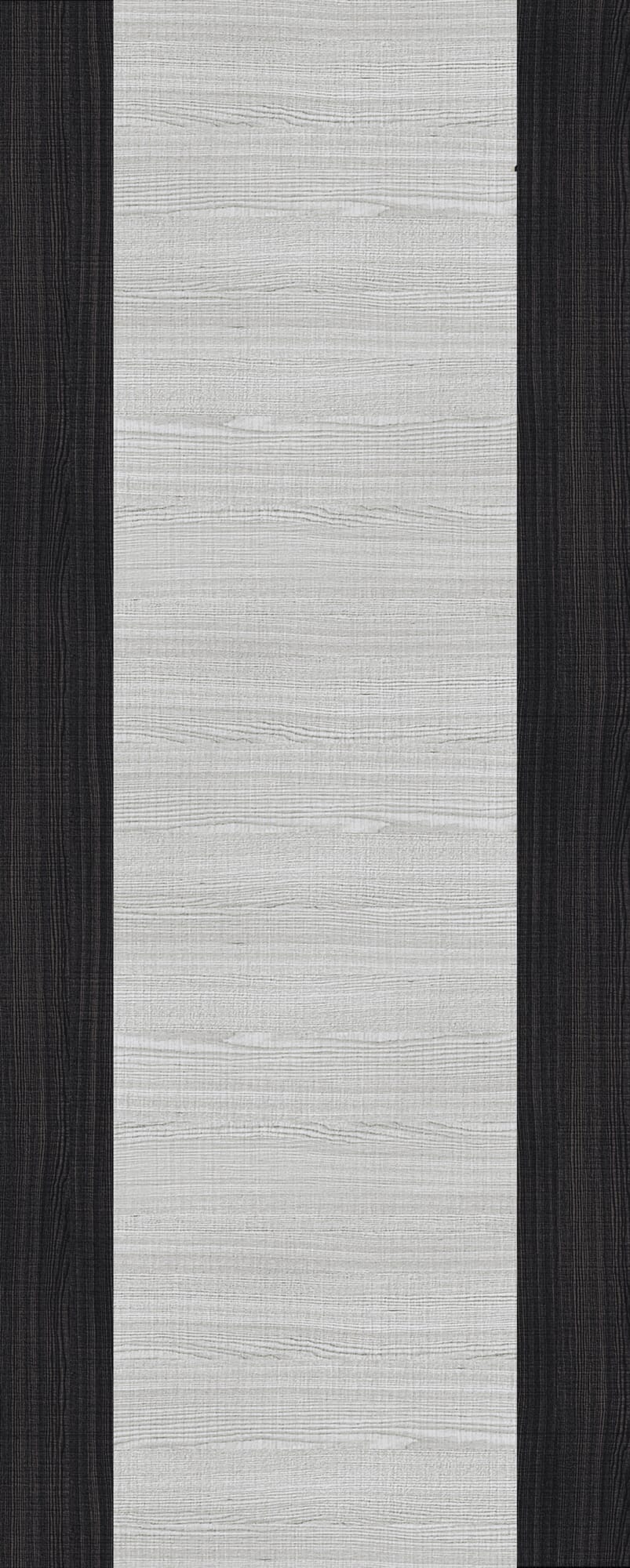 Architectural Flush Light Grey Ash with Dark Grey Edges Prefinished Internal Door Set