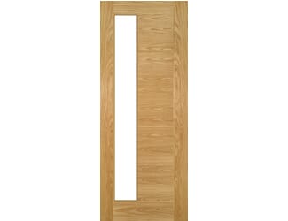 Seville Oak 1SL Glazed Prefinished Internal Door Set