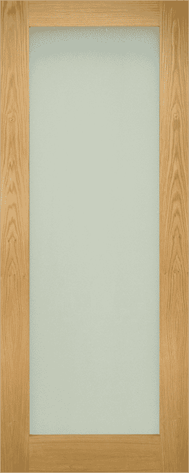 Walden Oak Frosted Glass Internal Door Set