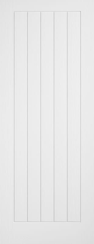 Mexicano Textured White Moulded Internal Door Set