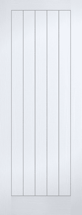 Mexicano Textured White Moulded Internal Door Set