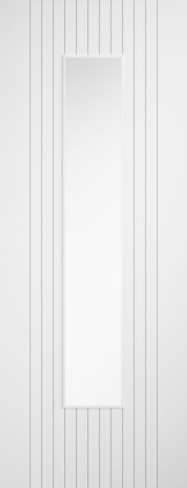 Sydney White Clear Glazed Laminate Internal Door Set