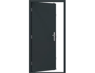 CLIMADOOR Anthracite Grey Steel Personnel External Door Set