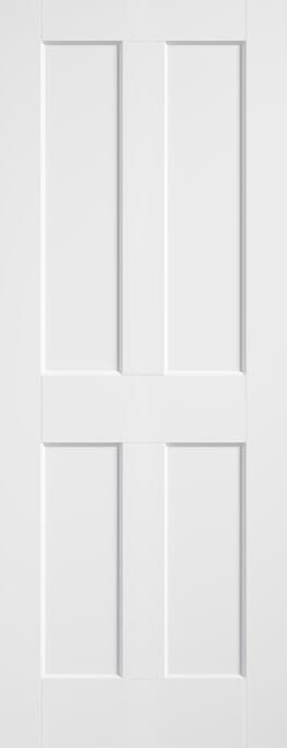 Ashford Smooth White Primed Moulded Internal Door Set