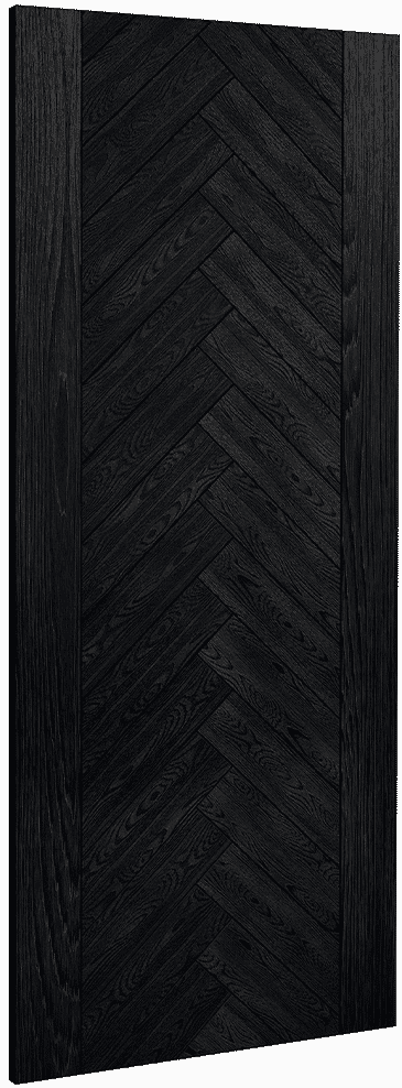 Fontaine Brushed Black Oak Prefinished Internal Door Set