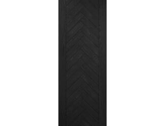 Fontaine Brushed Black Oak Prefinished Internal Door Set