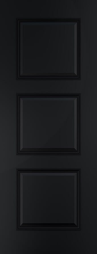 Trinity Black Prefinished Internal Door Set
