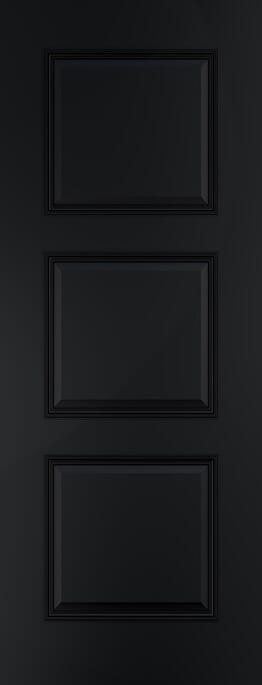 Trinity Black Prefinished Internal Door Set