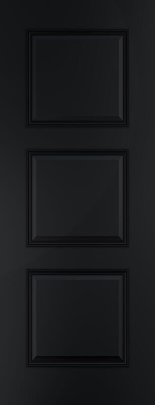 Trinity Black Prefinished Internal Door Set