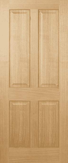 Regency Oak 4 Panel Internal Door Set