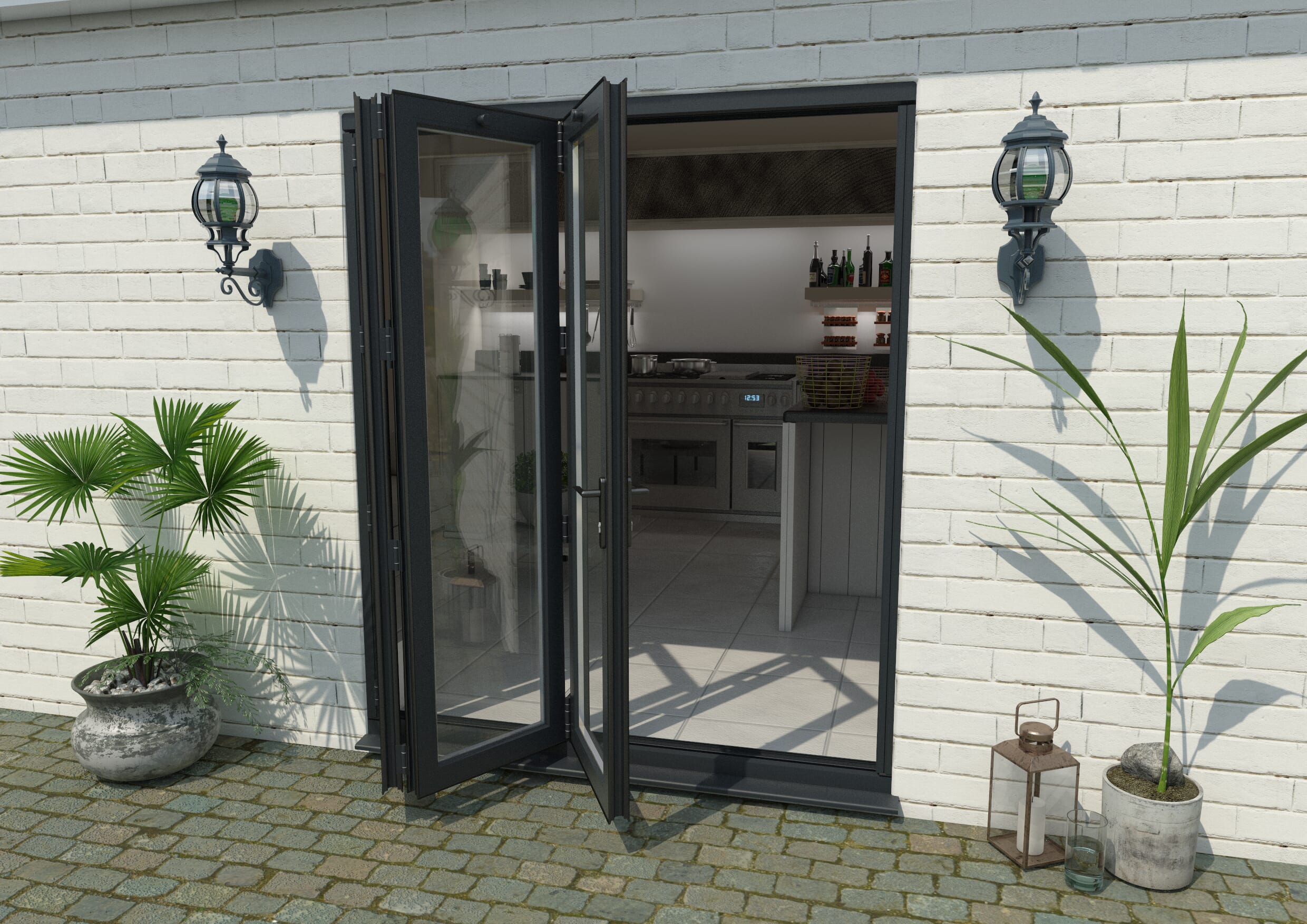 External Bifold Doors: Folding & Sliding Glass Patio Doors