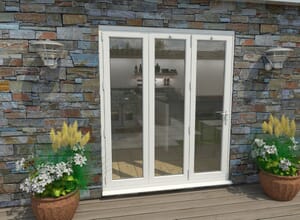 Climadoor White Aluminium Bifold Doors - Part Q Compliant Image