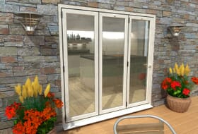 Part Q 2100mm White Aluminium Bifold Doors - Climadoor Image