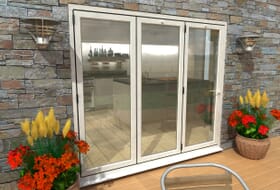 Part Q 2400mm White Aluminium Bifold Doors - Climadoor Image