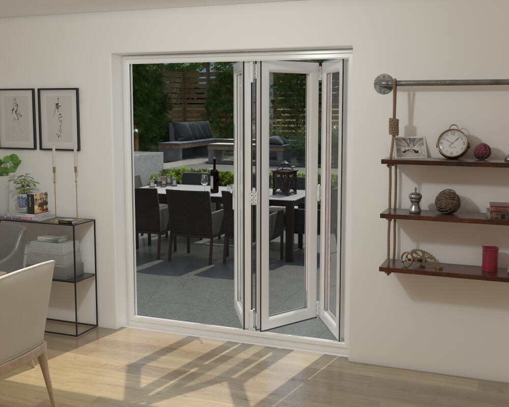 Part Q White 1800mm UPVC Bi-Fold Door OPEN OUT 3L
