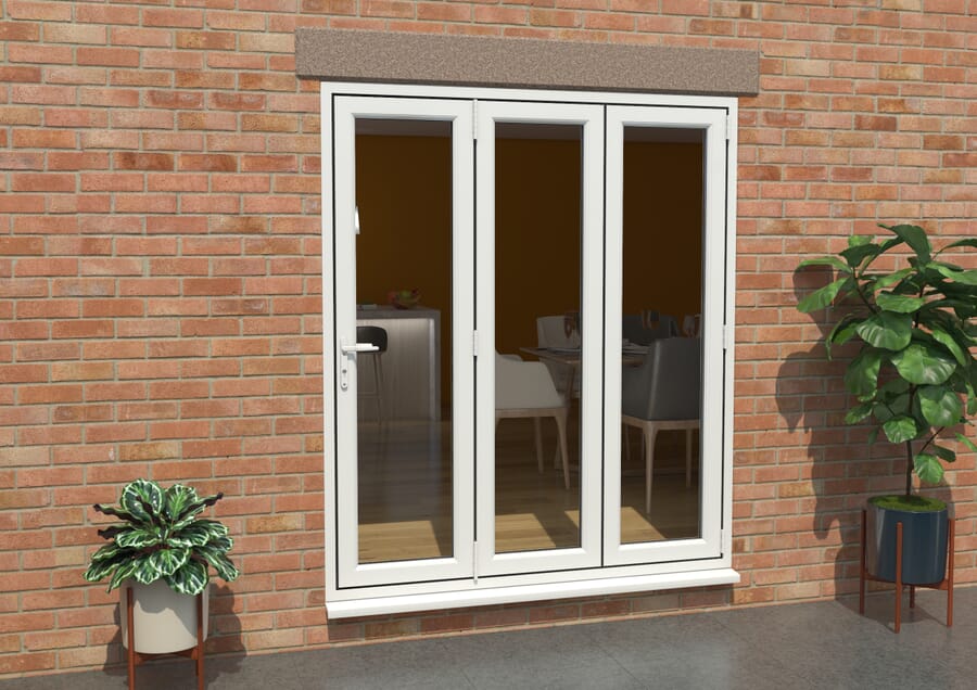 Aspect UPVC Bi-fold Doors – White High Security