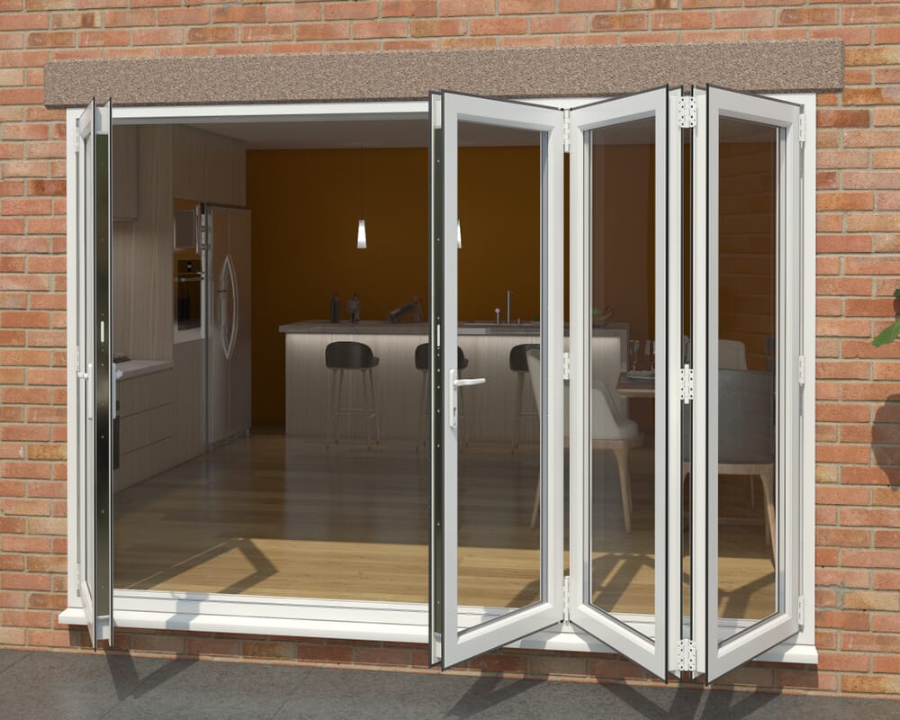 Part Q White 3000mm UPVC Bi-Fold Door OPEN OUT 1L/3R