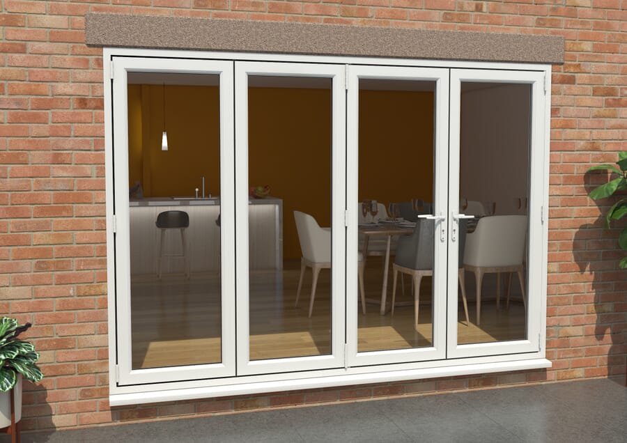 Aspect UPVC Bi-fold Doors – White High Security