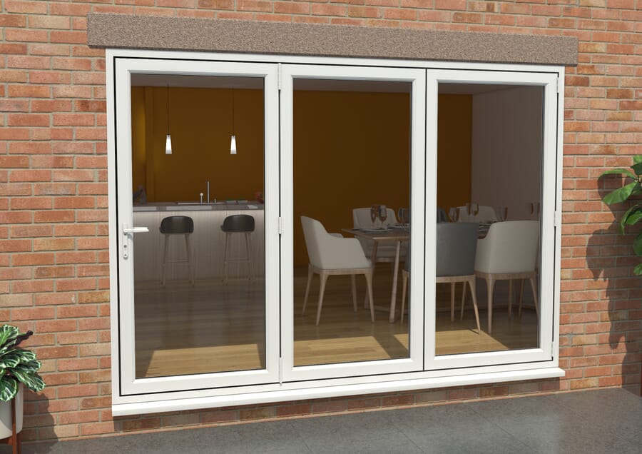 Aspect UPVC Bi-fold Doors – White High Security
