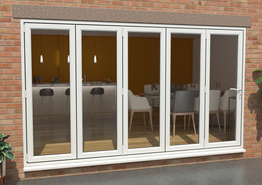 Aspect UPVC Bi-fold Doors – White High Security