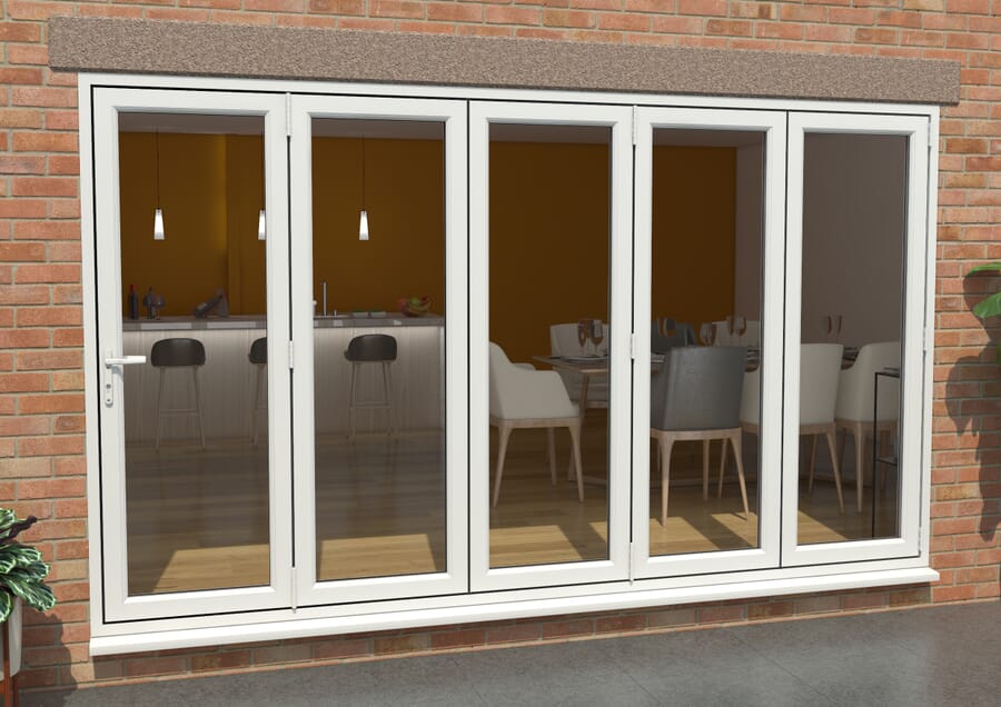 Aspect UPVC Bi-fold Doors – White High Security