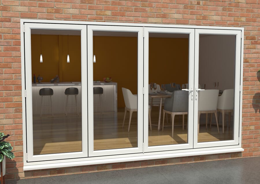 Aspect UPVC Bi-fold Doors – White High Security