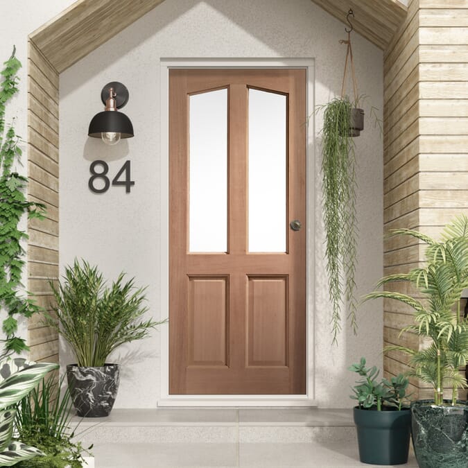 762x1981x44mm (30") Hardwood Dowelled Richmond Unglazed Door