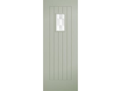 French Sage Suffolk 1l External Door - Prefinished Image