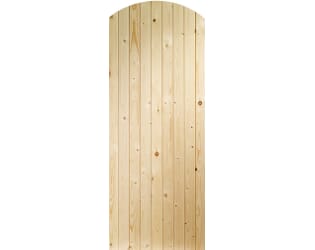 Ledged & Braced Arched Top External Pine Gate