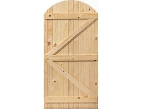 Oxford Arched Pine Gate