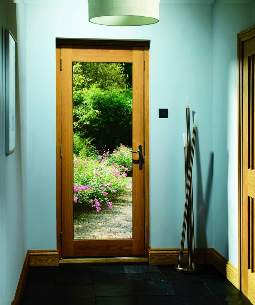 Oak Dowelled Double Glazed Pattern 10 with Clear Glass