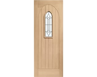 Oak M&T Triple Glazed Westminster with Black Caming