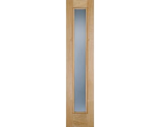 Oak Frosted Glazed External Sidelight