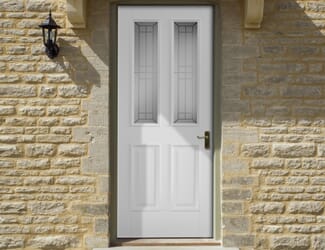 Malton with Double Glazed Decorative Glass Tricoya External Door