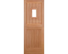 Stable 1L Straight Top M&T Hardwood External Doors
