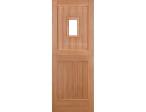 Stable 1L Straight Top M&T Hardwood External Doors